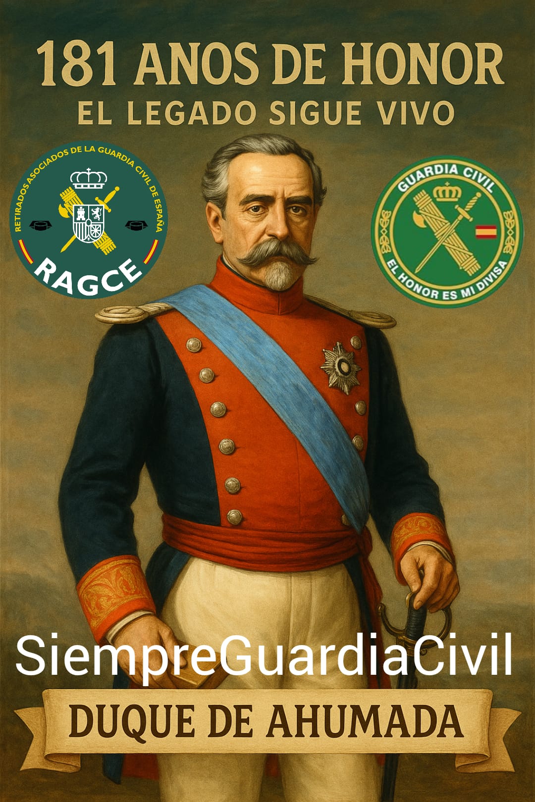 181 Aniversario Fundación Guardia Civil. RAGCE 2025
